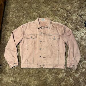 Vintage 90s Guess Jeans Rust Colored Denim Jean Jacket Large